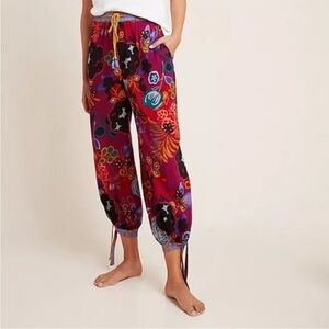 Anthropologie Joanie Harem Pants colorful boho size small